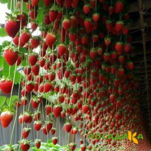 Клубника ампельная Анастасия купить по цене от 370р. в интернет-магазине «Посадика» с доставкой почтой в в Ачинске и по всей России – [изображение №1].