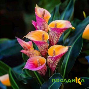 Калла Оникс купить по цене от 450р. в интернет-магазине «Посадика» с доставкой почтой в в Ачинске и по всей России – [изображение №1].