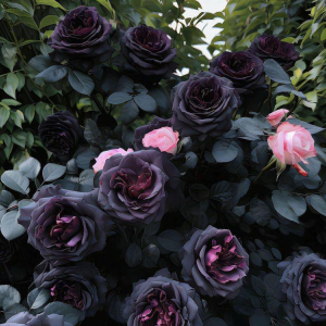 Роза Черная купить по цене от 450р. в интернет-магазине «Посадика» с доставкой почтой в в Ачинске и по всей России – [изображение №1].